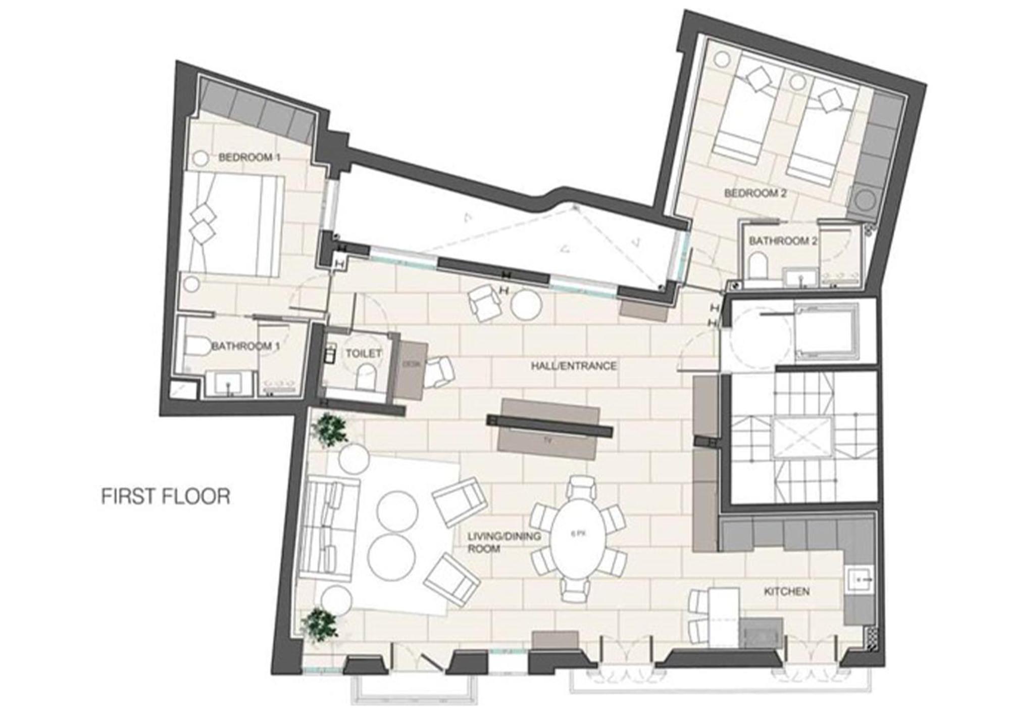 Apartamento Aparttime Mit 3 Meerblick Dach-terrassen