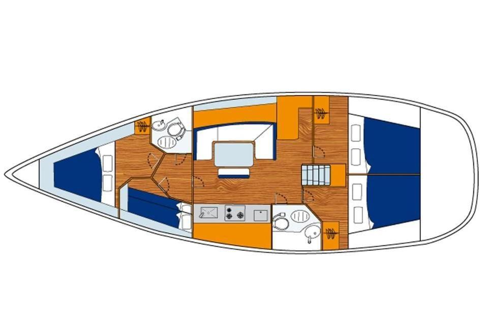 Velero Beneteau Cyclades 43.4 Botel *